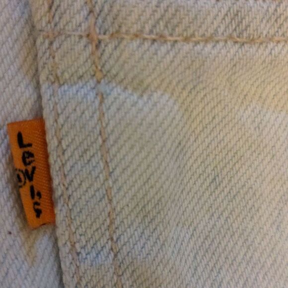 Levi's vintage upcycled jean shorts size 36 - Picture 5 of 9